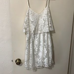 MyMichelle white embroidered dress